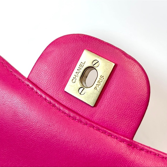 CHANEL Jumbo Mademoiselle Chic Flap Bag Pink - Picture 15 of 16